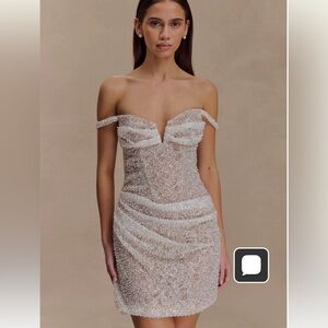 Meshki - Connie Beaded Bodycon Mini Dress